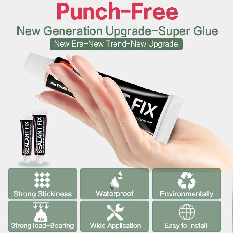 No Drill Toilet Paper Holder Wall-Mounted Aluminum Alloy Toilet Paper Holder Tissue Rack Tissue Holder Bathroom Accessories