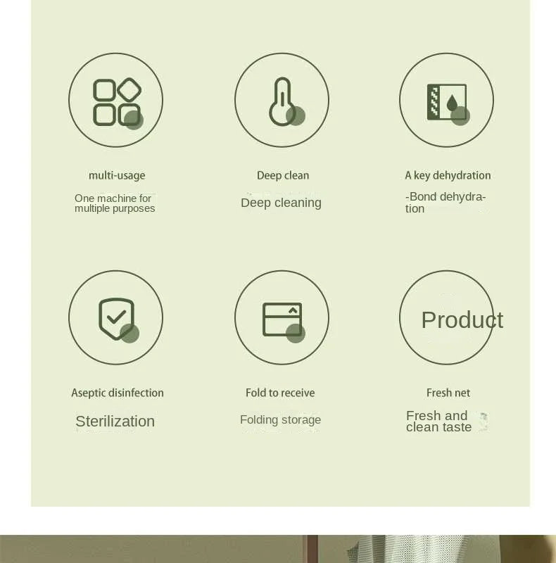 Foldable Mini Washing Machine Portable Mini Socks Underwear Panties Washing Machine Big Capacity 3 Models With Spinning Dry