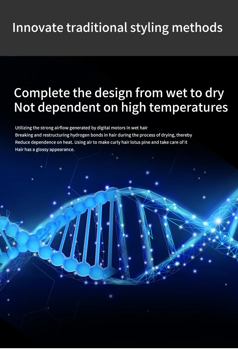 SenCiciMen X9 Multi Hair Styler Curling Iron Hair Hot Air Brush Curling Barrel Hair Dryer Salon Professional Curly Hair Styler