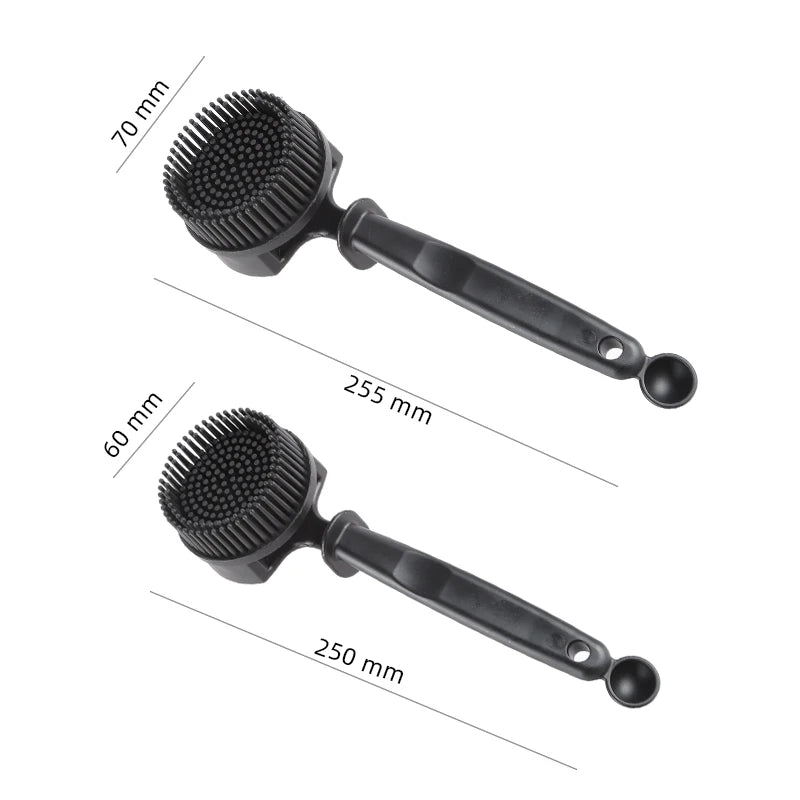 51mm 58mm Espresso Machine Cleaning Brush Tool Silicone Cleaning Bristle Tools