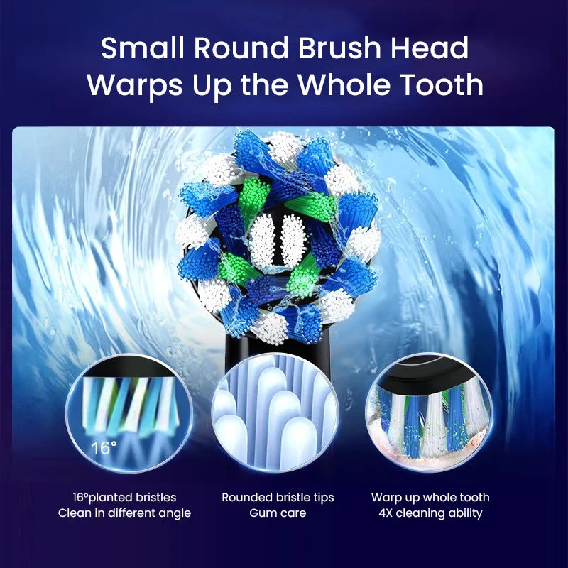 Oral B Pro 4 Ultra Electric Toothbrush 3D Rotation Rechargeable Teeth Brush Pressure Sensor 4 Brushing Modes 2 Min Timer