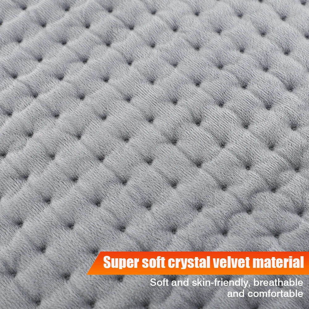 Electric Heating Pad Massager Therapy for Body Abdomen Back Pain Relief Winter Warmer Blanket Thermal Massage Mat 30*59cm