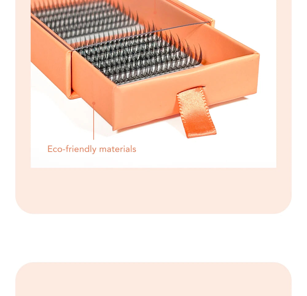 DIYDAY Comic Spire Eyelash Extension Premade Manga False Eyelashes Super Soft Light Feather-Feeling Anime Lashes for Makeup Tool