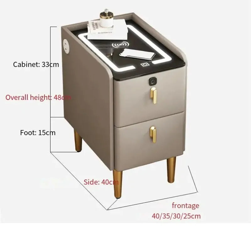 Night Table Bedside Nightstands Bedroom Bedside Furniture Gamer Narrow Bed Desk Nordic Drawer Closets Meubles De Chambre