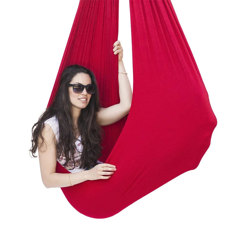 Children's hammock sensory swing adjustable indoor yoga adult outdoor training hammock 280*100cm