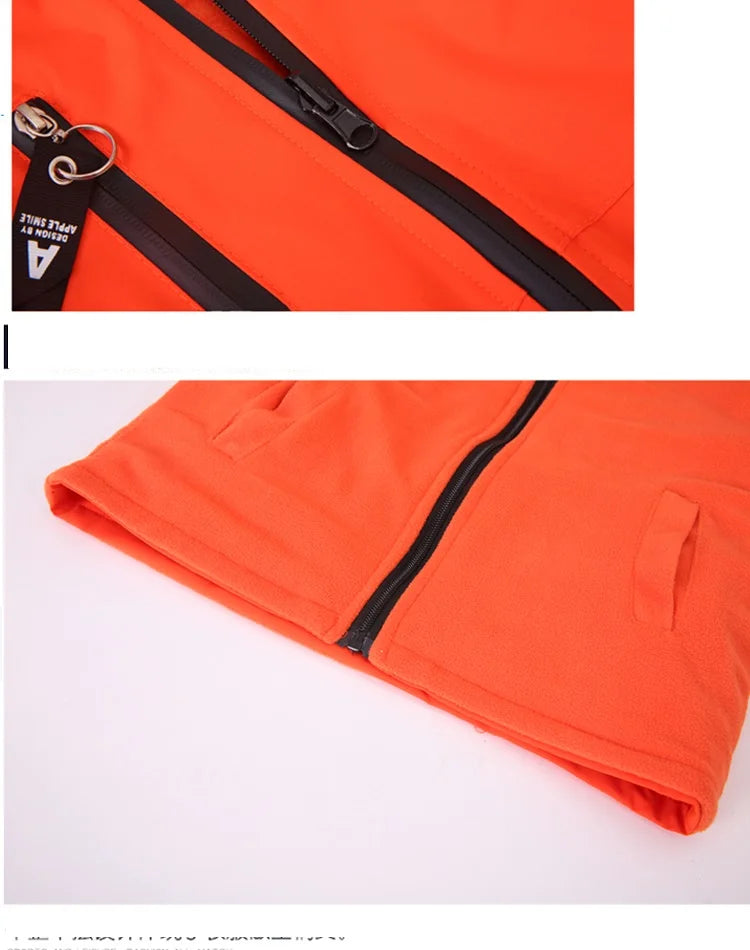 Autumn Children's Clothes Double-sided Wear Jacket Fleece Coat Boy Waterproof Windproof Children Outerwear Sport Jacket For Boys