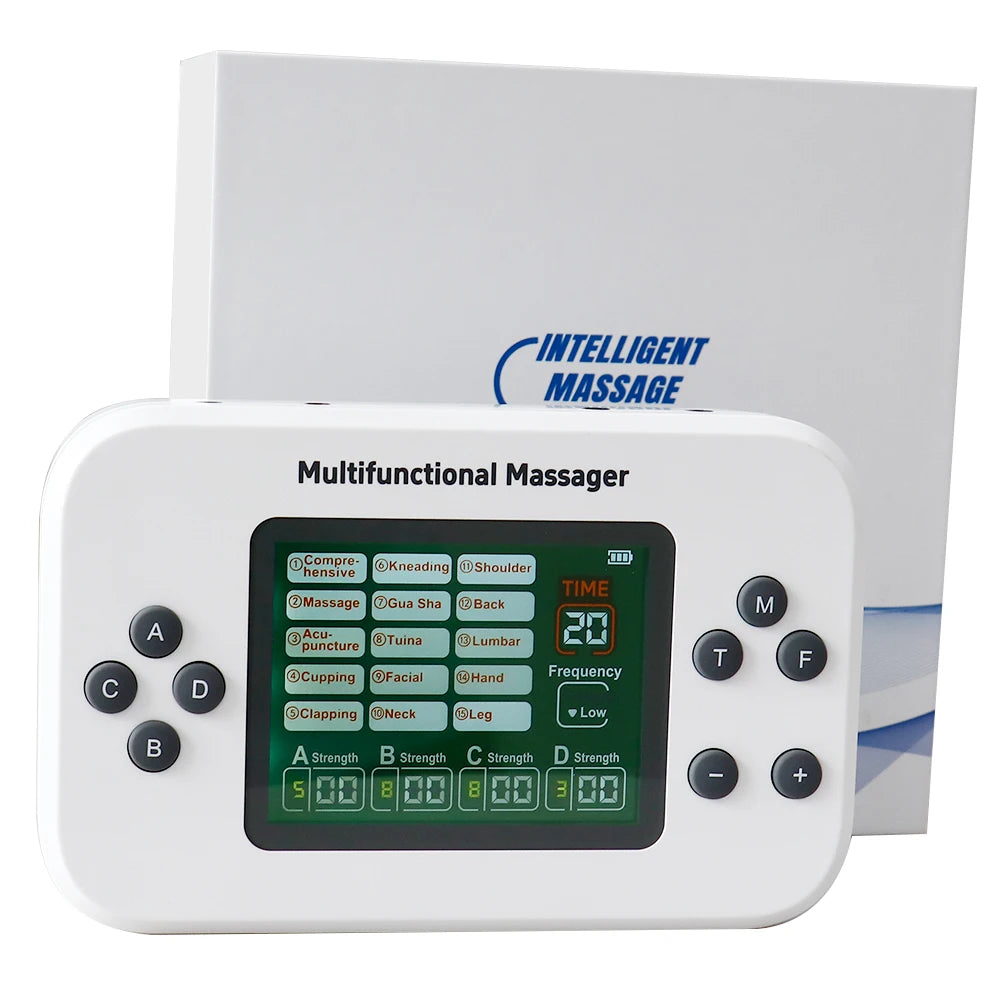 30 Levels 15 Modes Electric Tens Relax Muscle Stimulator EMS Acupuncture Body Facial Massager Digital Therapy Slimming Machine