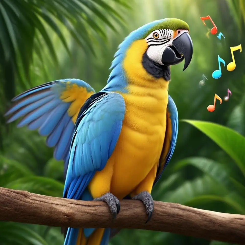 Talking Macaw Parrot Repeat What You Say Stuffed Animal Plush Toy Electronic Record Animated Bird Speaking Parrot Pet Plush Toys