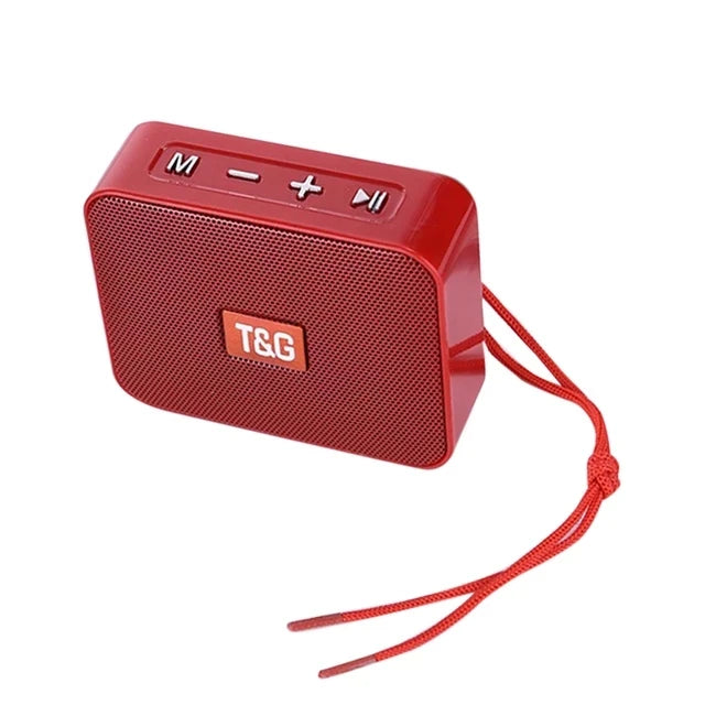 Mini Portable Outdoor Riding TG166 Bluetooth Speaker Wireless Column 5W Boombox Hiking Music Player AUX BT5.0 USB Loudspeaker