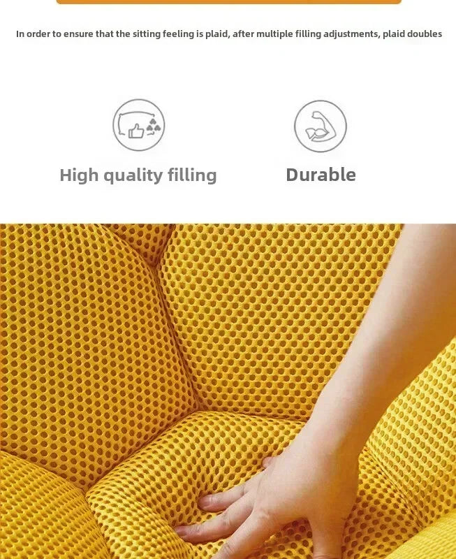 Single Seat Designer Pumpkin Lazy Sofa Balcony and Bedroom Can Lie Down and Recline Italian Minimalist Rochburg Football Sofa