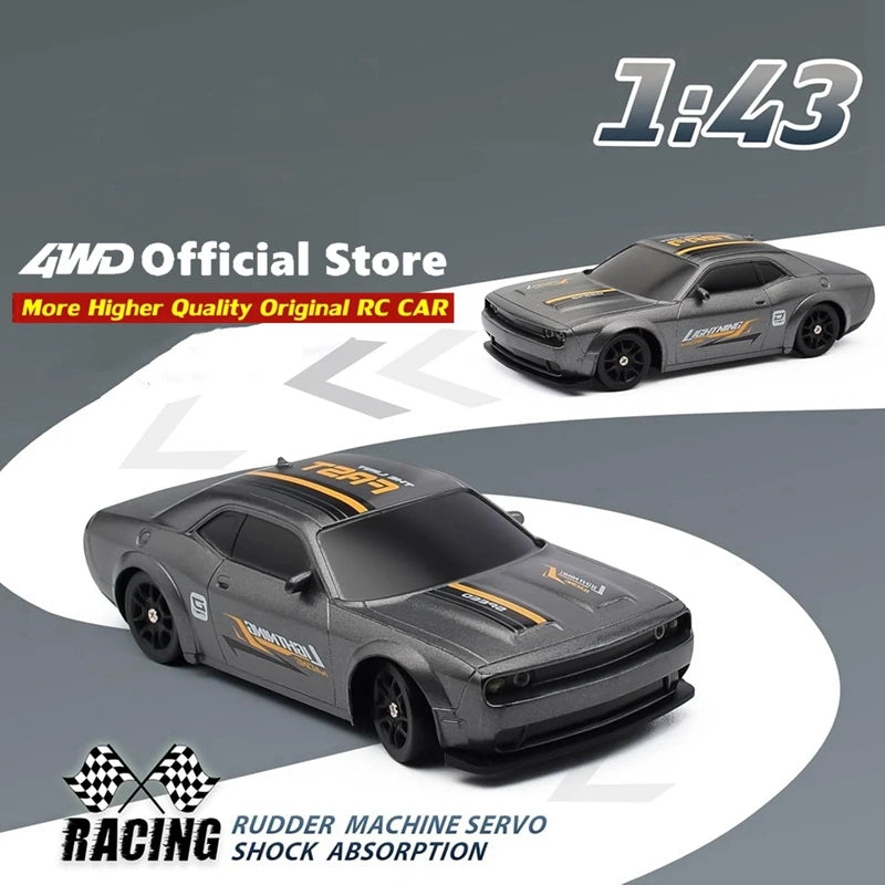 1/64 2.4G High speed Drift Rc Car 4WD Remote Control Car Four Wheel Drive Radio Controlled Mini RTR Racing Model Boy Toy Gift