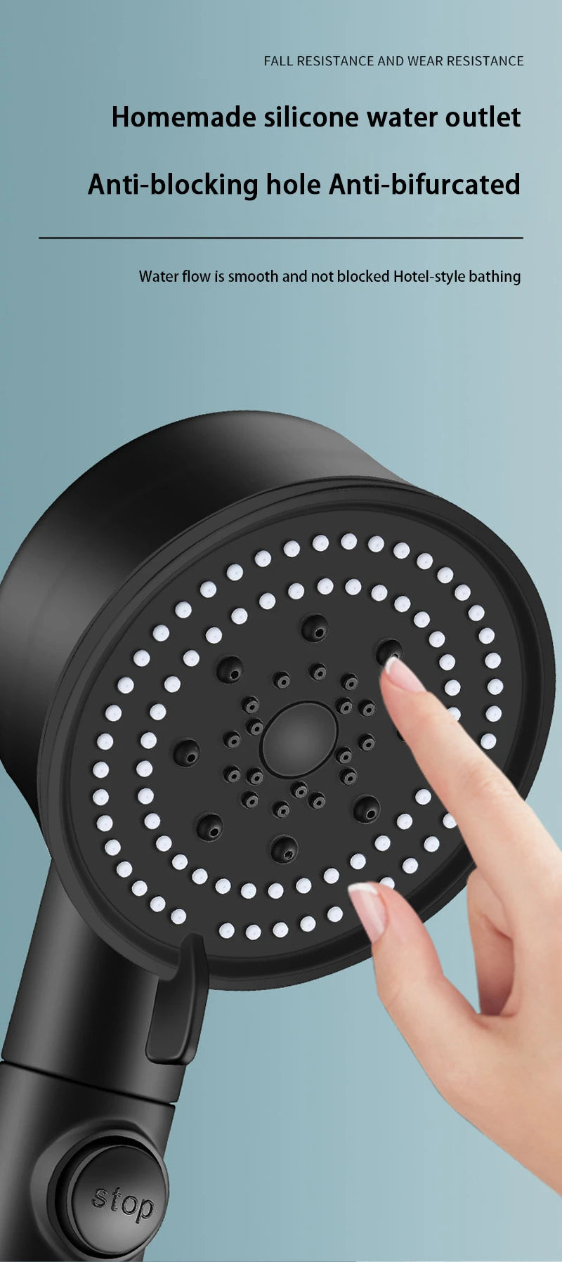 Xiaomi Water Temperature Digital Display Shower Head Turbo High pressure shower head  set household 5-Mode Bathroom Accessories