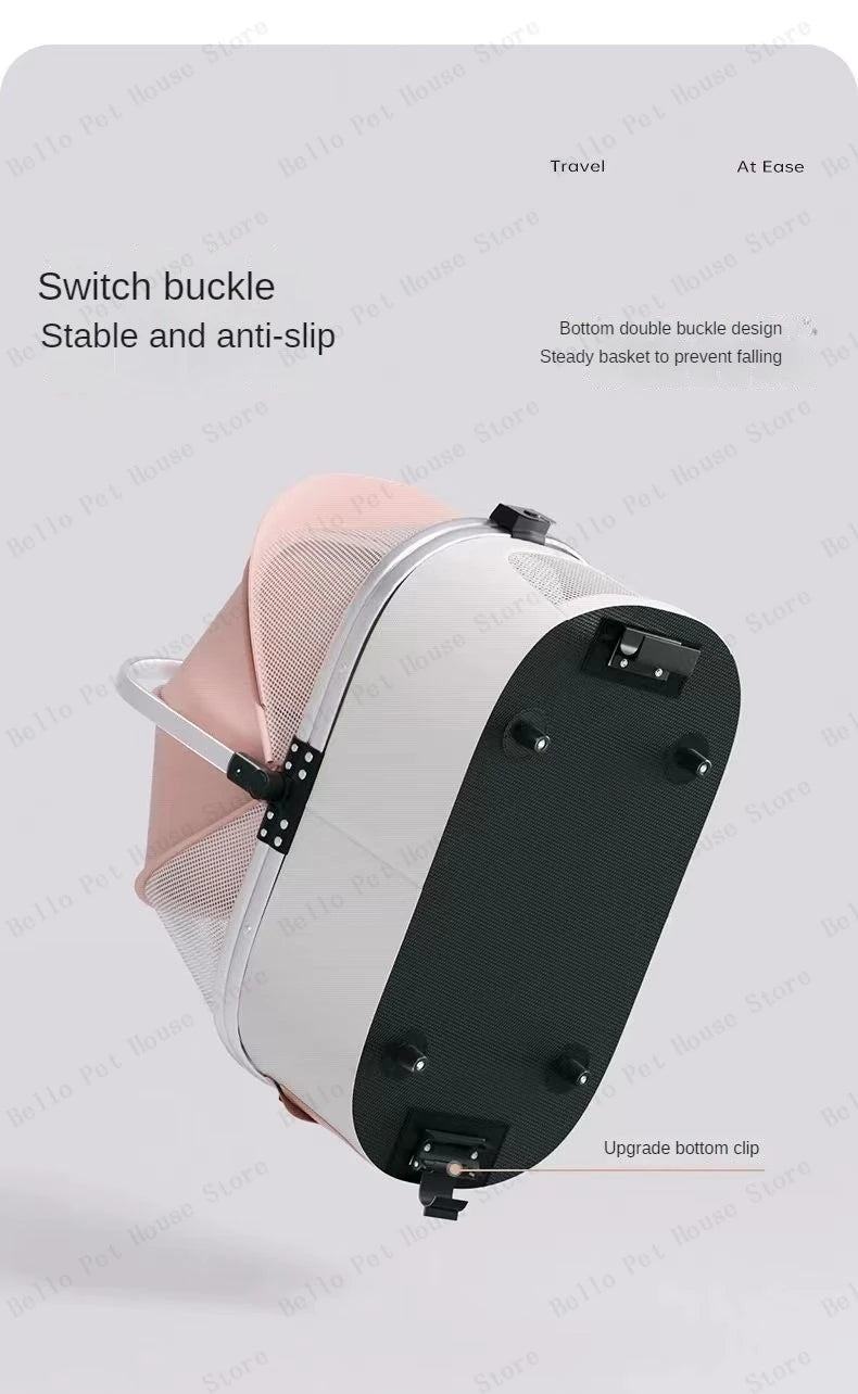 High appearance Pet Stroller Detachable Multifunctional Pet Carrier  Lightweight and Foldable  Portable Pet Stroller Dogs Buggy