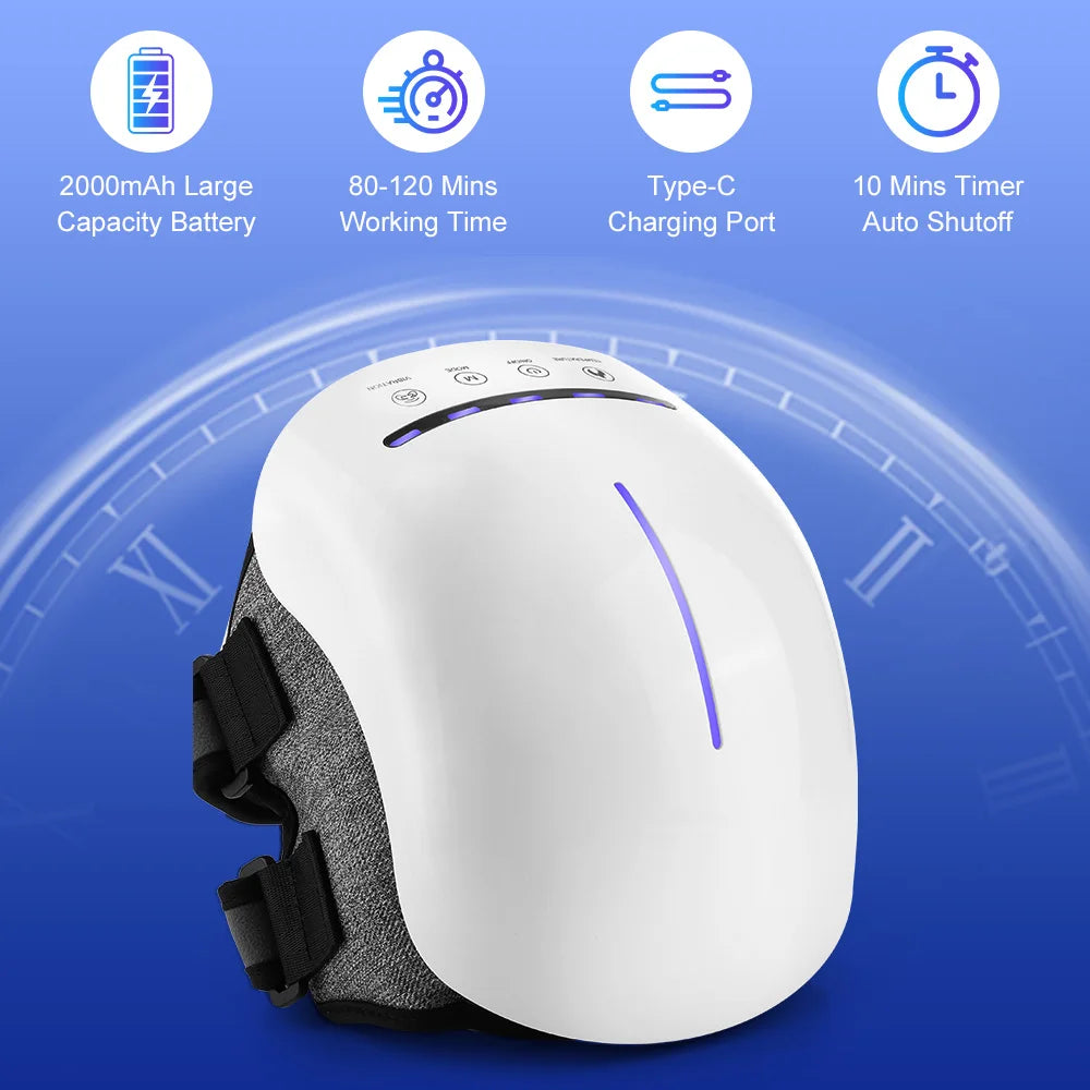 Electric Infrared Hot Comnpress Knee Massage Air Pressure Vibration Physiotherapy Massage Instrument Knee Joint Rehabilitation