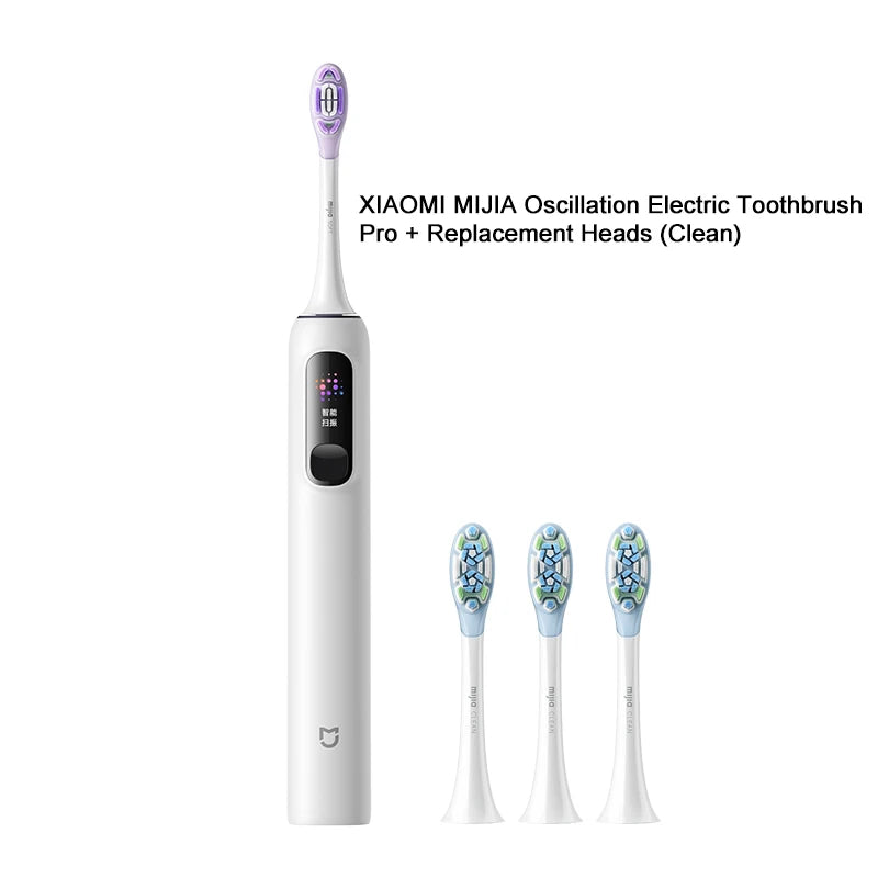XIAOMI MIJIA Oscillation Electric Toothbrush Pro,Smart 4 Modes,IPX8 Waterproof Sonic Vibration Toothbrushes,180-day Battery Life