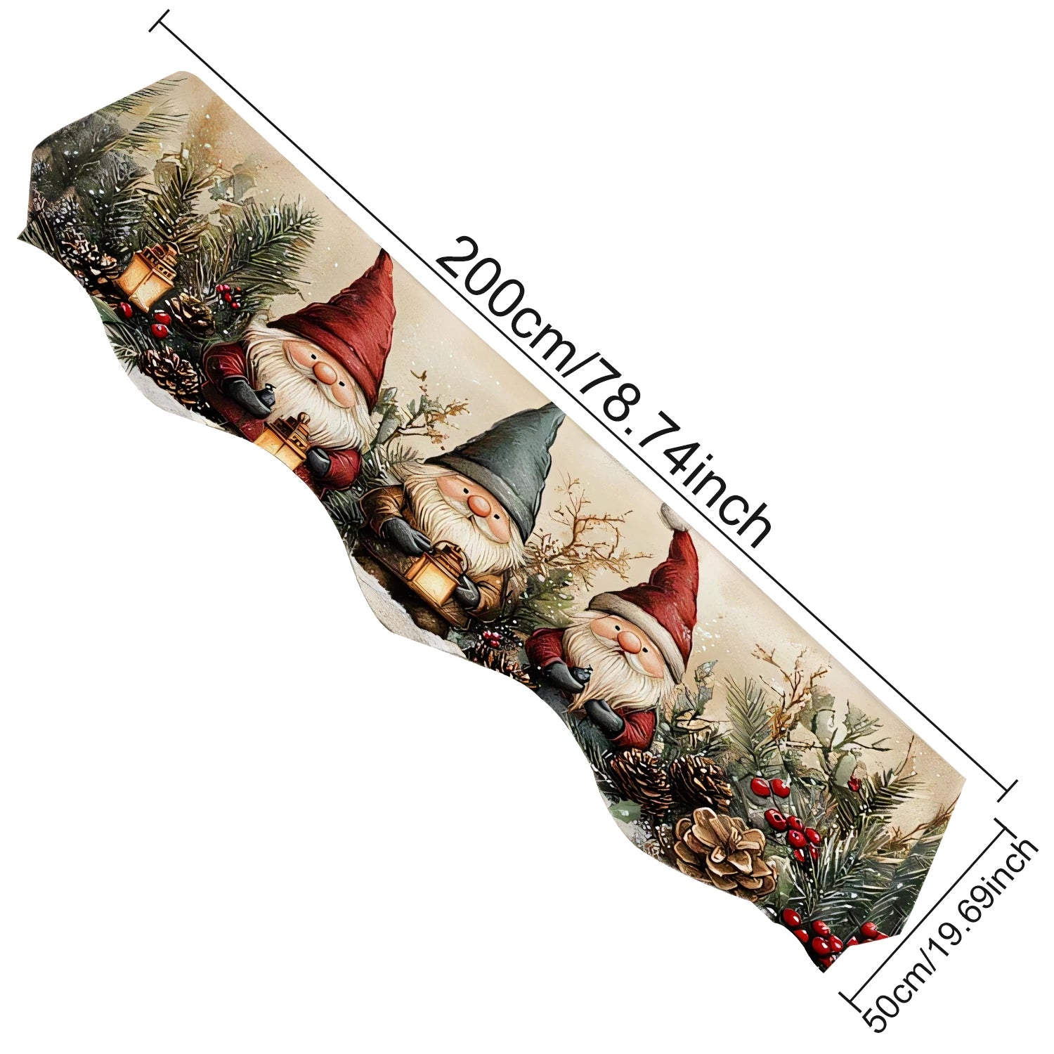 Christmas dwarf Fireplace Mantel Scarf Christmas Party Decor Kids Favors 2025 Xmas Living Room Navidad Natal New Year Gift 2026