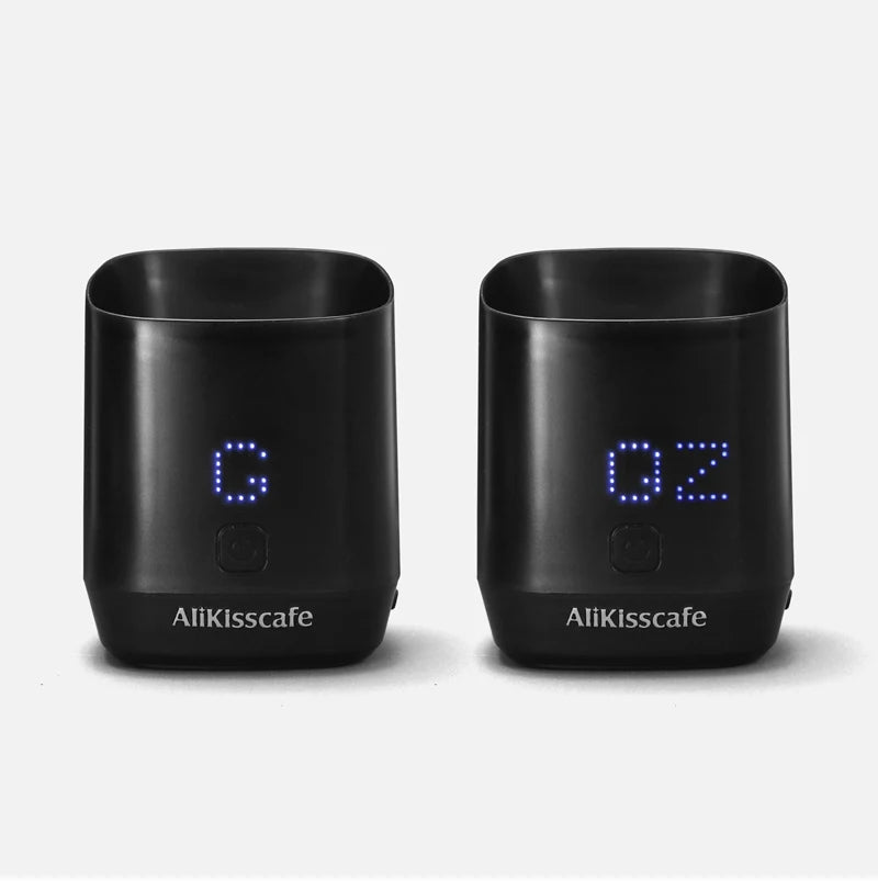 AliKisscafe Digital Dosing Cup Coffee Scale Display Tray Precise Scale Measuring Cup Kitchen Barista Tools Espresso Accessories
