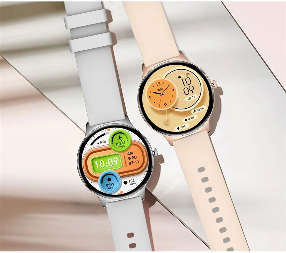 For Huawei Xiaomi New Ultra Thin Smart Watch Women Screen Always Display Time Sports Bracelet Bluetooth Call Fashion Smartwatch