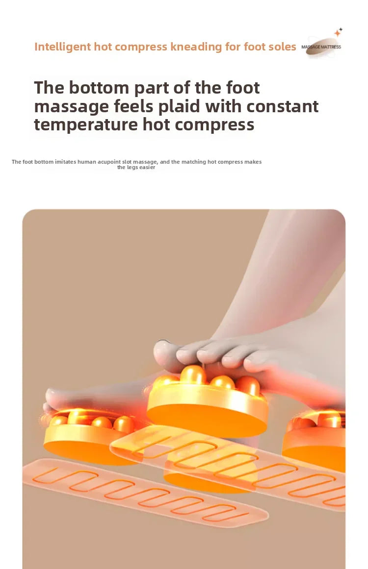 Cervical Massager Neck Waist Back Full Body Multifunctional Massage Cushion Home Recliner Electric Mattress