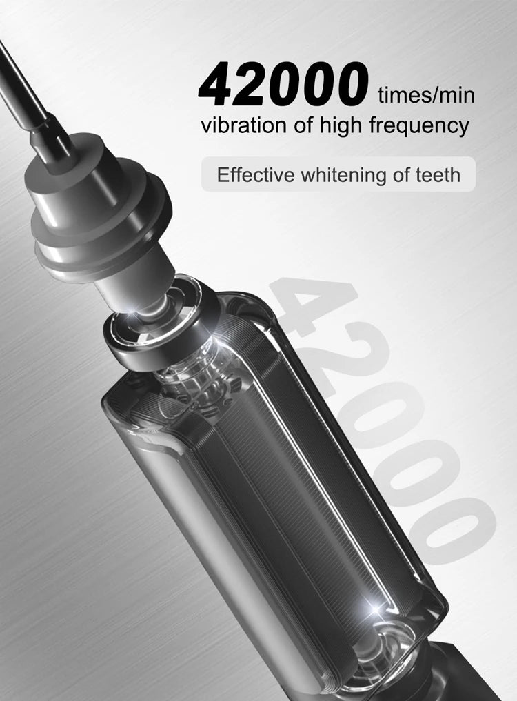 Sonic Electric Toothbrush Smart Ultrasonic Dental Teeth Whitening Rechargeable Adult Tooth Brush Sarmocare S100 With8 Brush Head