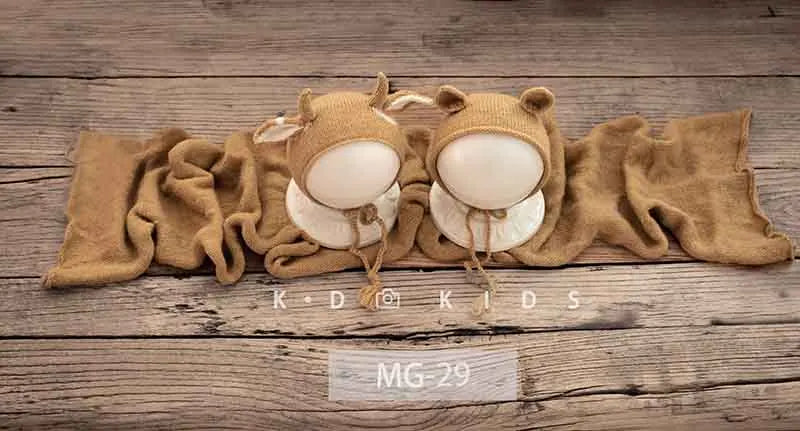 Knit Newborn Photography Wrap Multi-Color Soft Baby Posing Stretchable Wrap Studio Infant Shooting Background Accessories