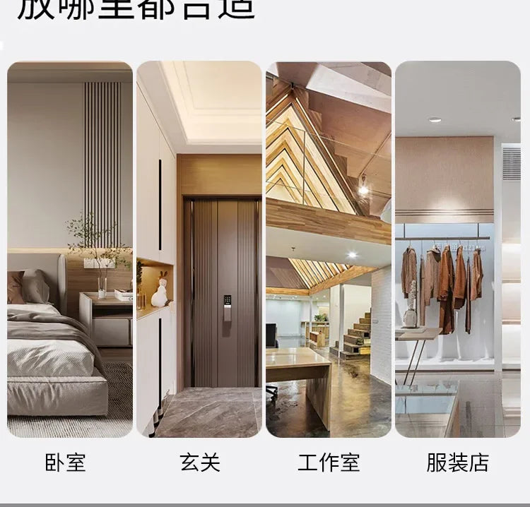 Floor Standing Mirror Decoration Modern Full Body Oval Bathroom Bedroom Mirror Funky Luxury Long Big Espelhos Home Products