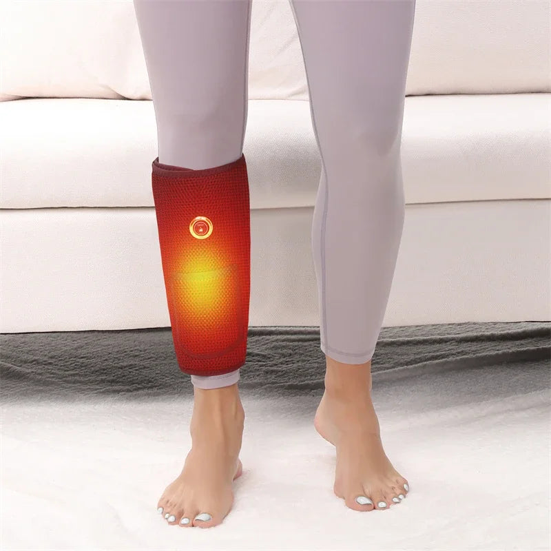 Heating Calf 3 Modes Electric Airbag Compression Leg Heated Calf Foot Heating Muscle Relax Blood Circulation Foot Massage