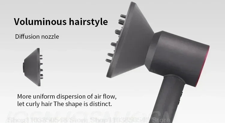 Professional Leafless Hair Dryer, High-Speed Negative Ion 110,000 Rpm, Professional Hair Care, 62M/S Wind, 1600W, Quick Drying