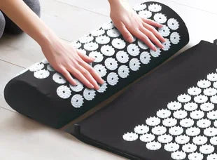 Acupressure Mat Massage Acupuncture Mat and Pillow Set  with Spike Points for Neck, Back and Stress Relief