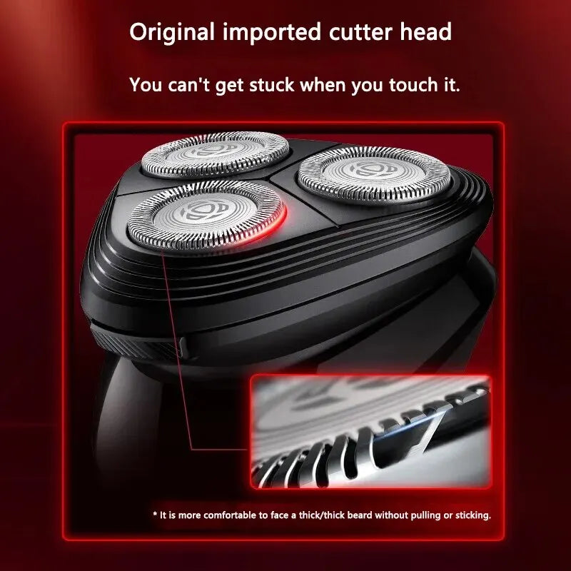 Philips New S1113 Electric Shaver Men Fast Shaving Beard Trimmer USB Charging IPX7 Ergonomic Design Triple Floating Head Razor