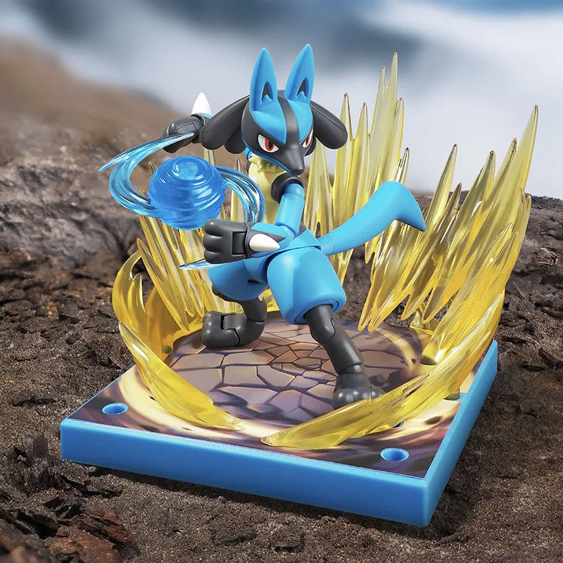 Original Blokees Pokemon Pikachu Eevee Charmander Charizard Greninja Meowscarada Ceruledge Cartoon Characters Building Block Toy