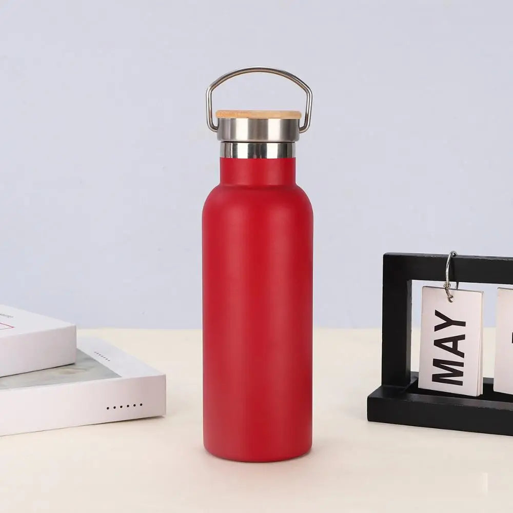 Custom Matte Stainless Steel Insulated Bottle Personalized Double-Wall Vacuum Flask  Keep Hot Cold Water Bottle Office Drinkware