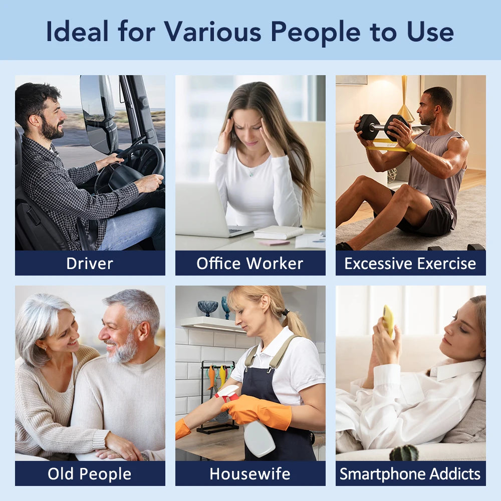 New Upgrade 36 Modes Tens Muscle Stimulator EMS Full Body Massaging Patches Back Waist Knee Digital Tool Muscle Relax Massager