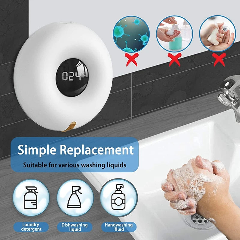Wall Mounted Soap Dispenser 280ml Touchless Automatic Liquid Foam Soap Dispenser Hand Sanitizer Bathroom Home Accessories