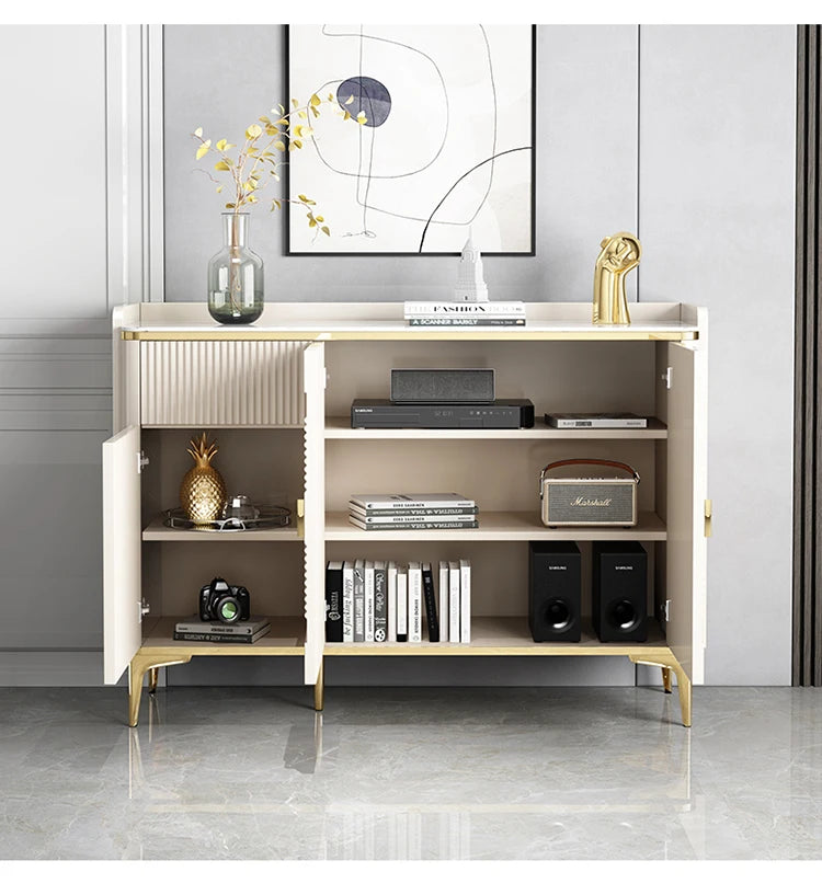 Large Household Living Room Cabinets European Metal Legs Glam Luxury Living Room Cabinets Nordic Modern Szafka Vintage Furniture