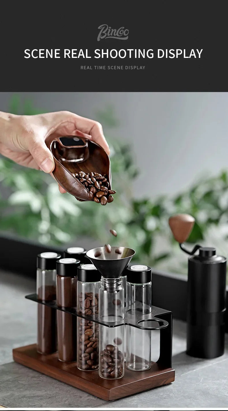 Bincoo Intelligent Electronic Scale Kitchen Scale Professional Coffee Scale Bean Plate 0.1g Accurate Weight Rechargeable