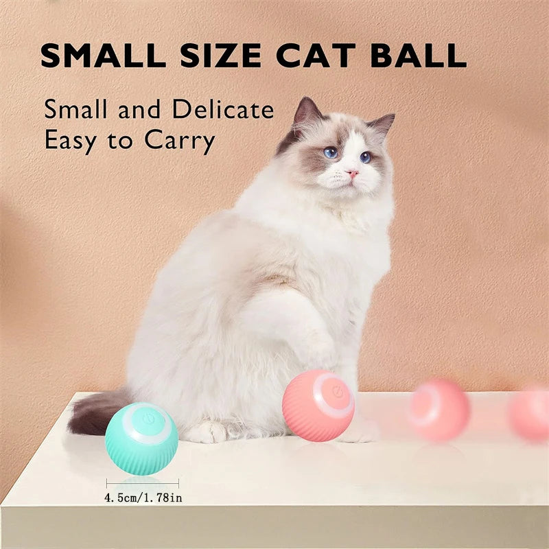 Smart Dog Toy Ball Electronic Interactive Pet Toy Moving Ball USB Automatic Moving Bouncing for Puppy Christmas gift Cat Product