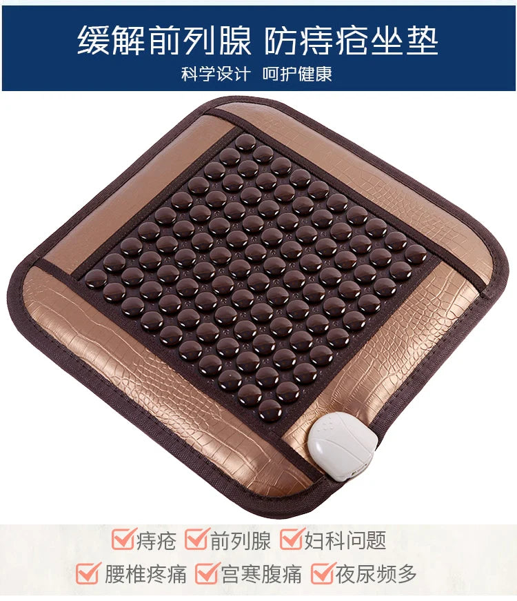 220V healthcare Korea germanium tourmaline massage mat Mix jade mattress electric heating therapy pad cushion best 45x80cm