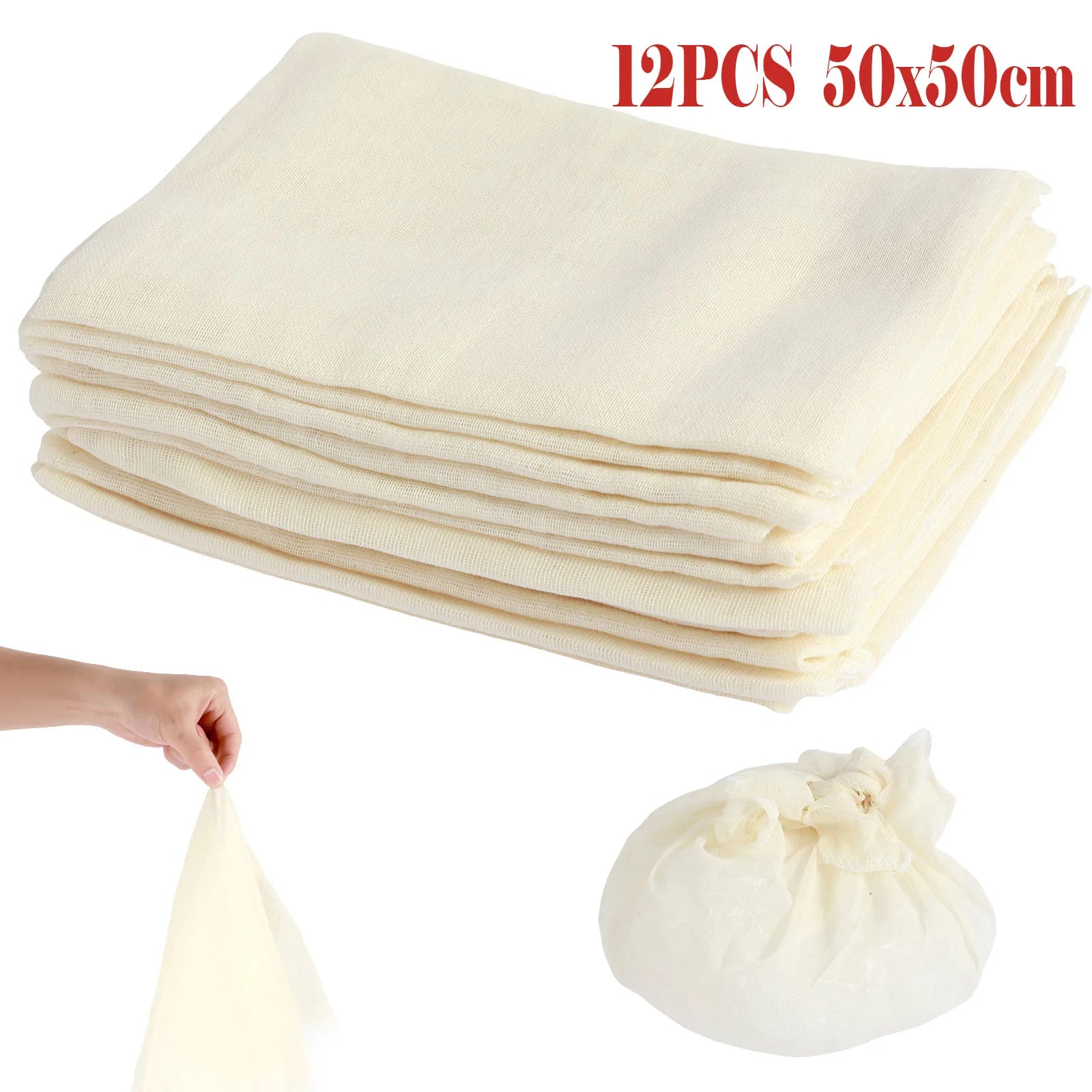 Stainless Steel Tofu Mold and White Cotton Gauze Cheesecloth DetachableSoybean Curd Tofu Making Mold Kitchen Cooking Tool