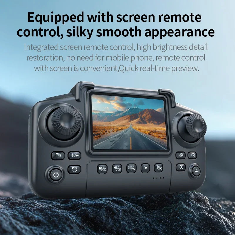 K100 Max Mini RC Drone 4K Professional HD Camera Optical Flow Positioning Colorfuls Dron Foldable RC Quadcopter Toys for Kids