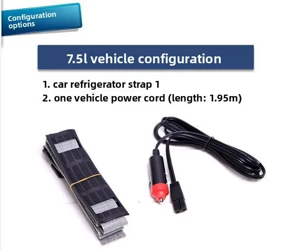 6L Portable Car Refrigerator Semiconductor Cooler Warmer 2in1 Dual Use for Vehicle