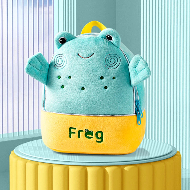 Popular Plush Backpack for Kindergarten Boys and Girls Children's Backpack for Babies Anti Lost Backpack for Babies Super Cute