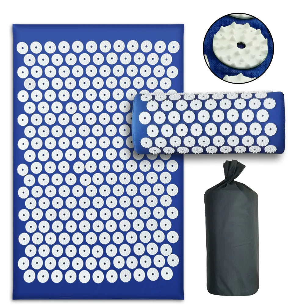 Extra Long Acupuncture Back Body Massage Yoga Sport Fitness Cushion Kuznetsov's Applicator Acupressure Spike Mat Pain Relief