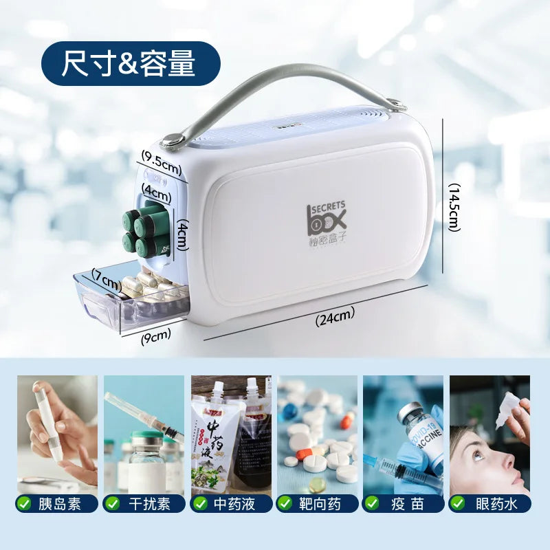 Refrigerated Box Portable Special Rechargeable Battery Portable Home Car Mini Small Refrigerator