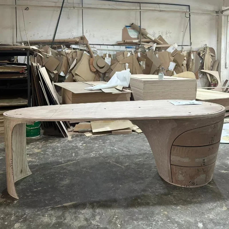 mid-century Marble office desk high-end luxury fashion design Computer desk Elegant comfortable mesa para escritório furniture