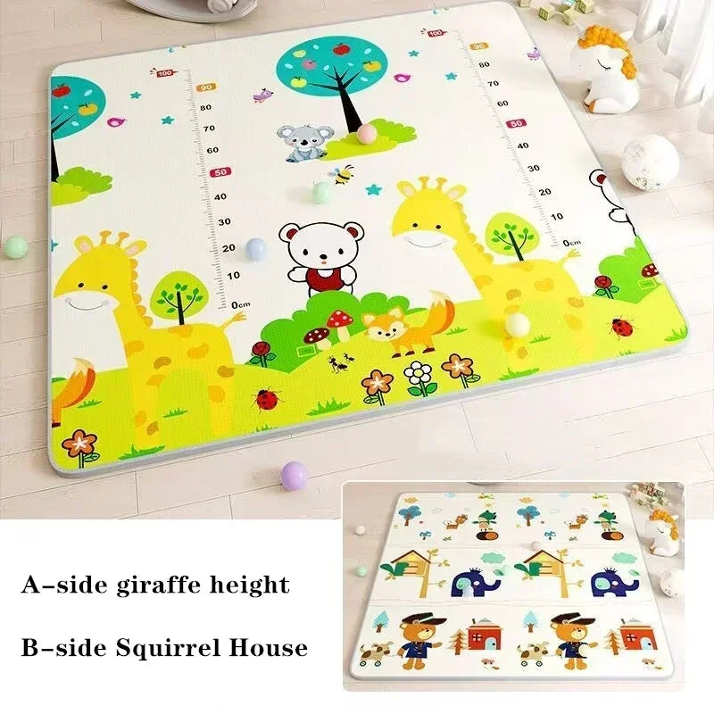 Baby Game Mat for Children's Safety Rug 2 thickness options Baby Activity Gym Baby Crawling Play Mats Carpet Folding Sending