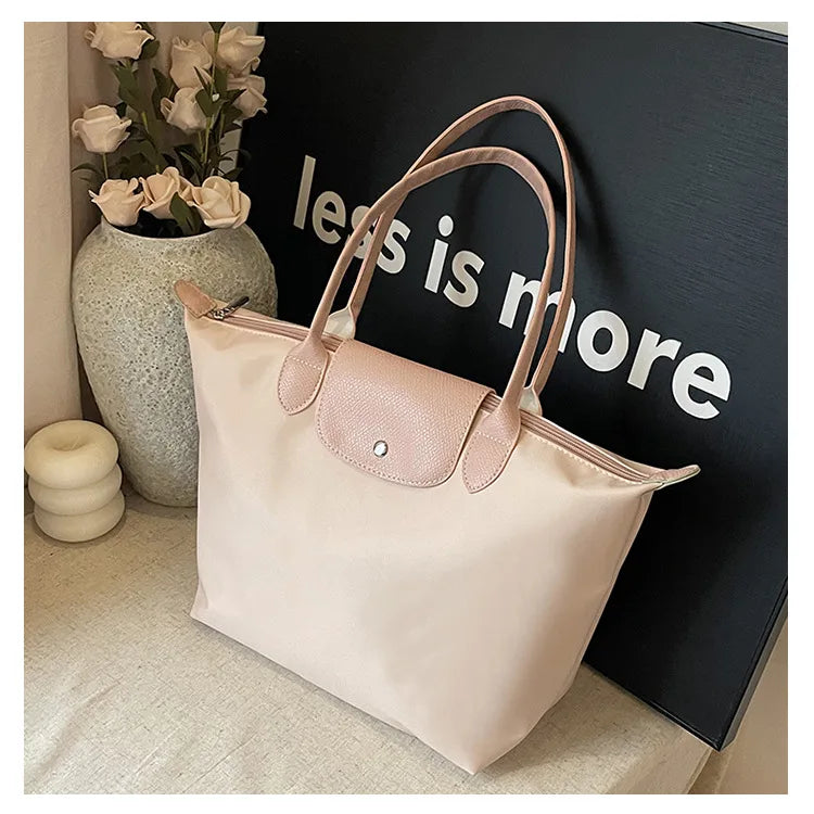 Women's shoulder bag new large-capacity tote bag armpit bag female Longxiang bag fashionable handbag