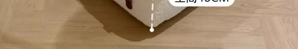 X&D Cream Style Lamb Fleece Leisure Folding Sofa Bed Fold Dual Use Single Small Unit Living Room Balcony Leisure Sofa Lazy Sofa