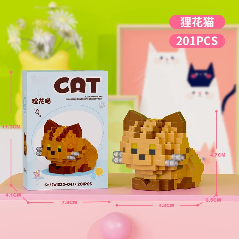 Animals Bricks Construction Set Micro Building Blocks Children Toy Adult Particle Building Block Mini Toys Decoration Home Gifts