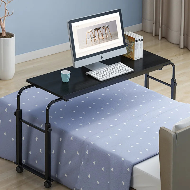 Over Bed Table with Wheels Rolling Laptop for Recliner Mobile Computer Desk Standing Workstation Laptop Cart with Heavy